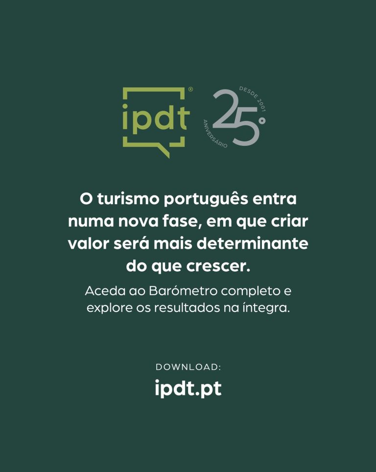 Mensagem final do Barómetro do Turismo IPDT número 77